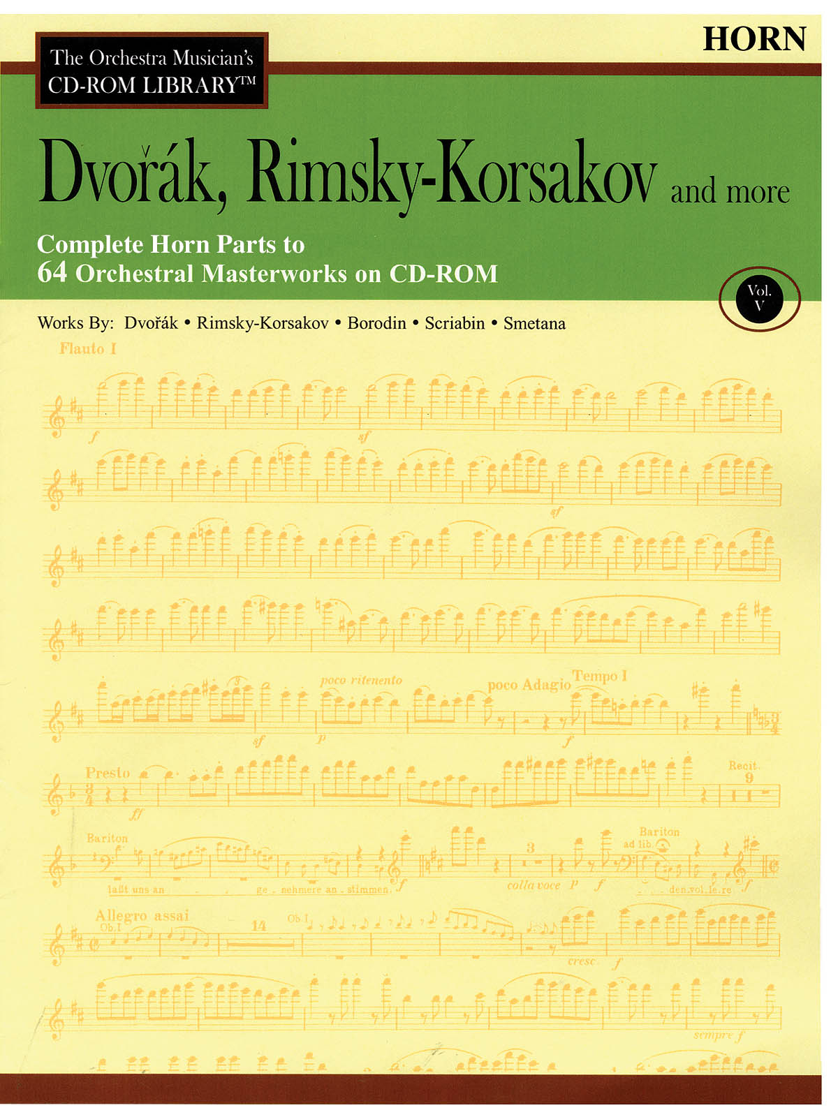 Dvorak, Rimsky-Korsakov and More - Volume 5(The Orchestra Musician's CD-ROM Library - Horn)
