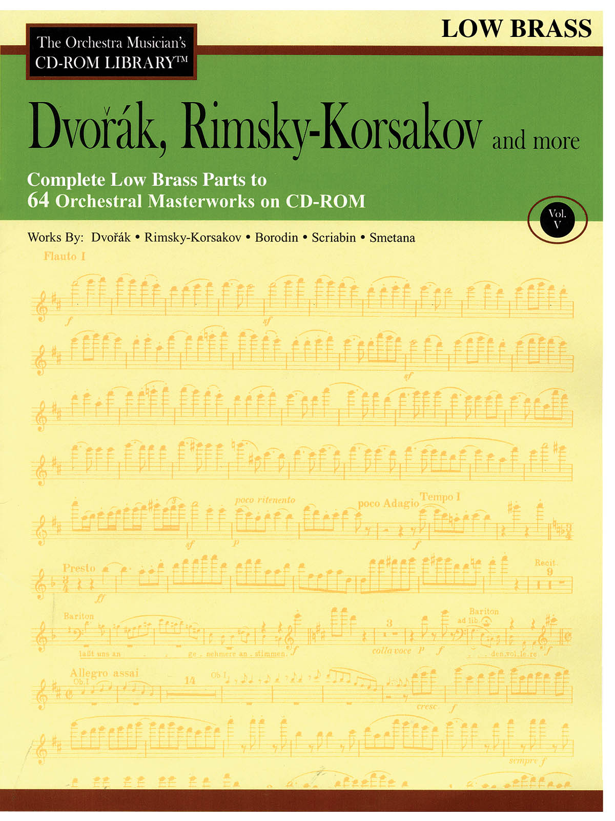 Dvorak, Rimsky-Korsakov and More - Volume 5(The Orchestra Musician's CD-ROM Library - Low Brass)