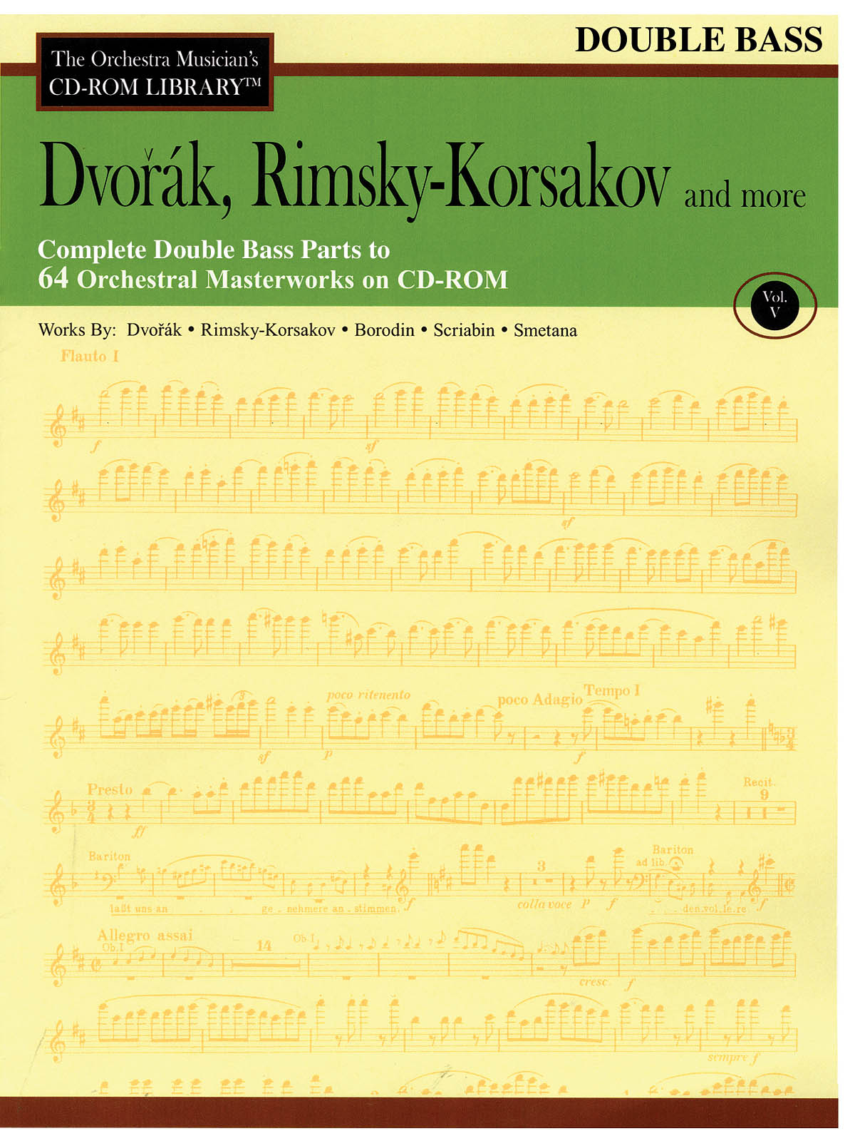 Dvorak, Rimsky-Korsakov and More - Volume 5(The Orchestra Musician's CD-ROM Library - Double Bass)