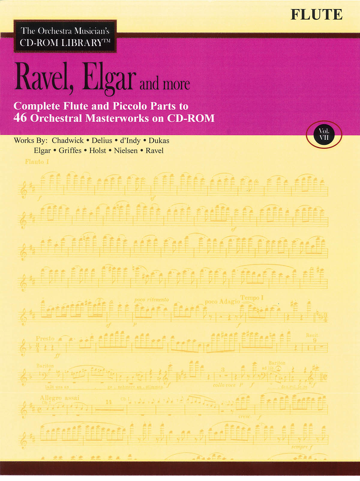 Ravel, Elgar and More - Volume 7(The Orchestra Musician's CD-ROM Library - Flute)