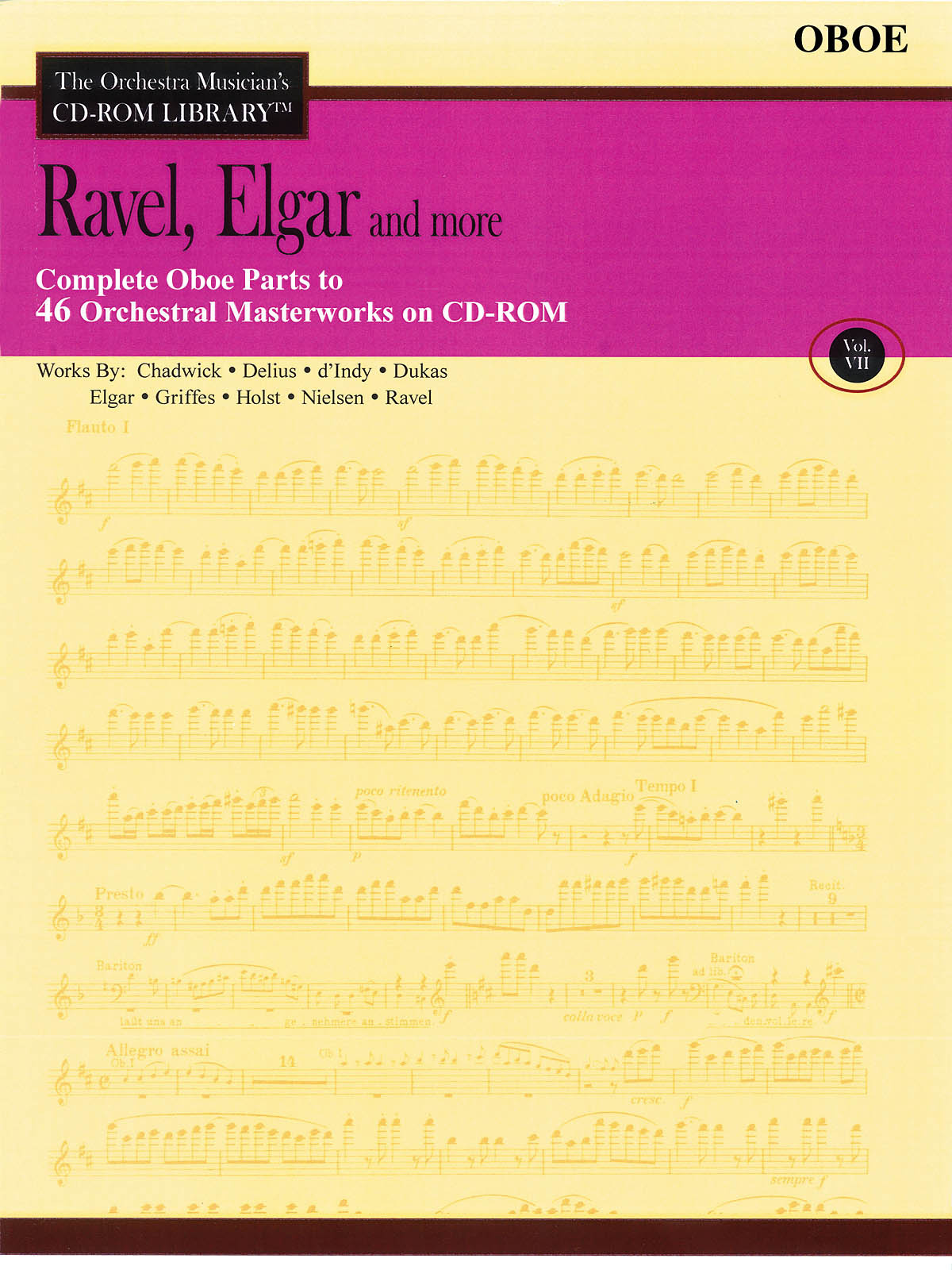 Ravel, Elgar and More - Volume 7(The Orchestra Musician's CD-ROM Library - Oboe)