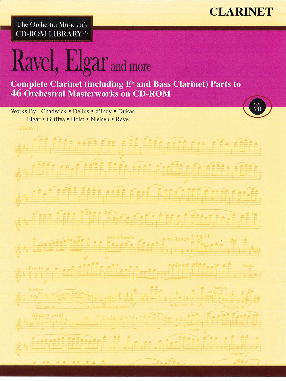 Ravel, Elgar and More - Volume 7(The Orchestra Musician's CD-ROM Library - Clarinet)