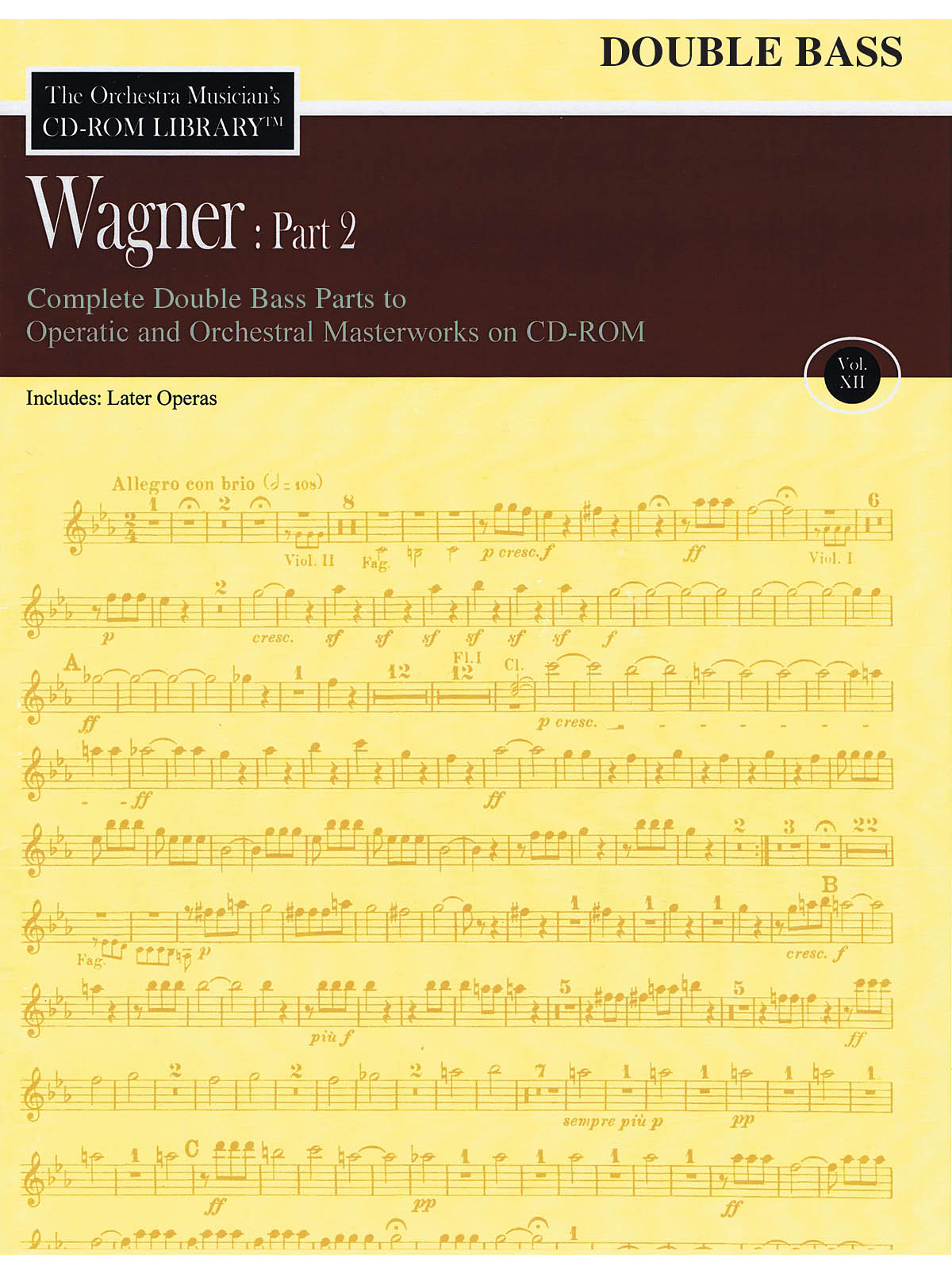 Wagner: Part 2 - Volume 12(The Orchestra Musician's CD-ROM Library - Double Bass)