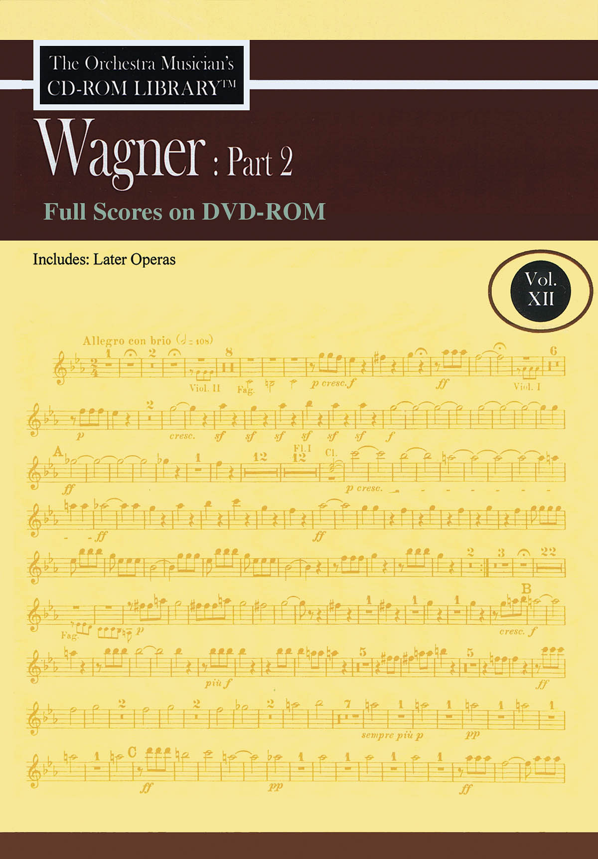 Wagner: Part 2 - Volume 12(Full Scores on DVD-ROM)