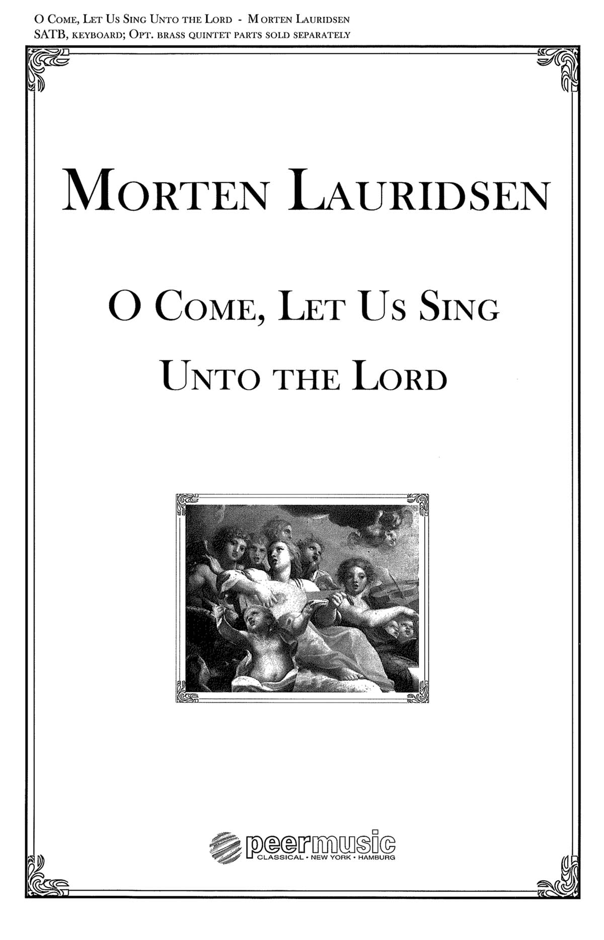 O Come, Let Us Sing unto the Lord