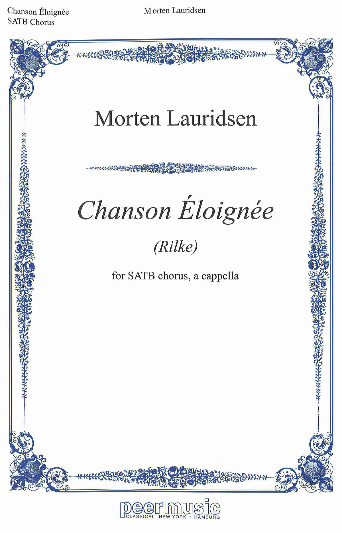 Chanson Eloignee