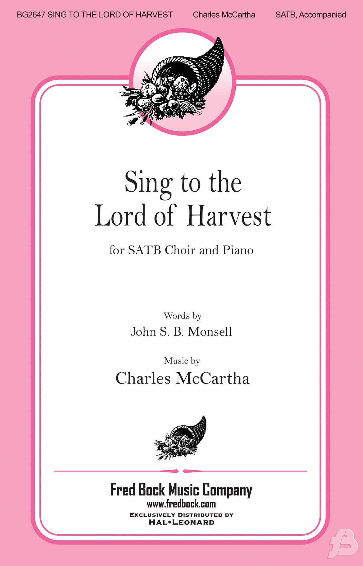 Sing to the Lord of Harvest