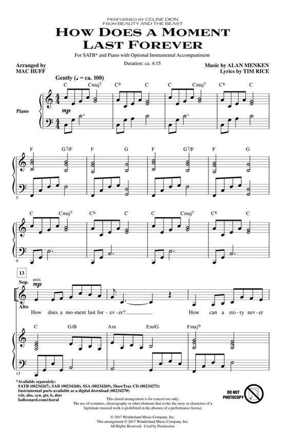 How Does a Moment Last Forever