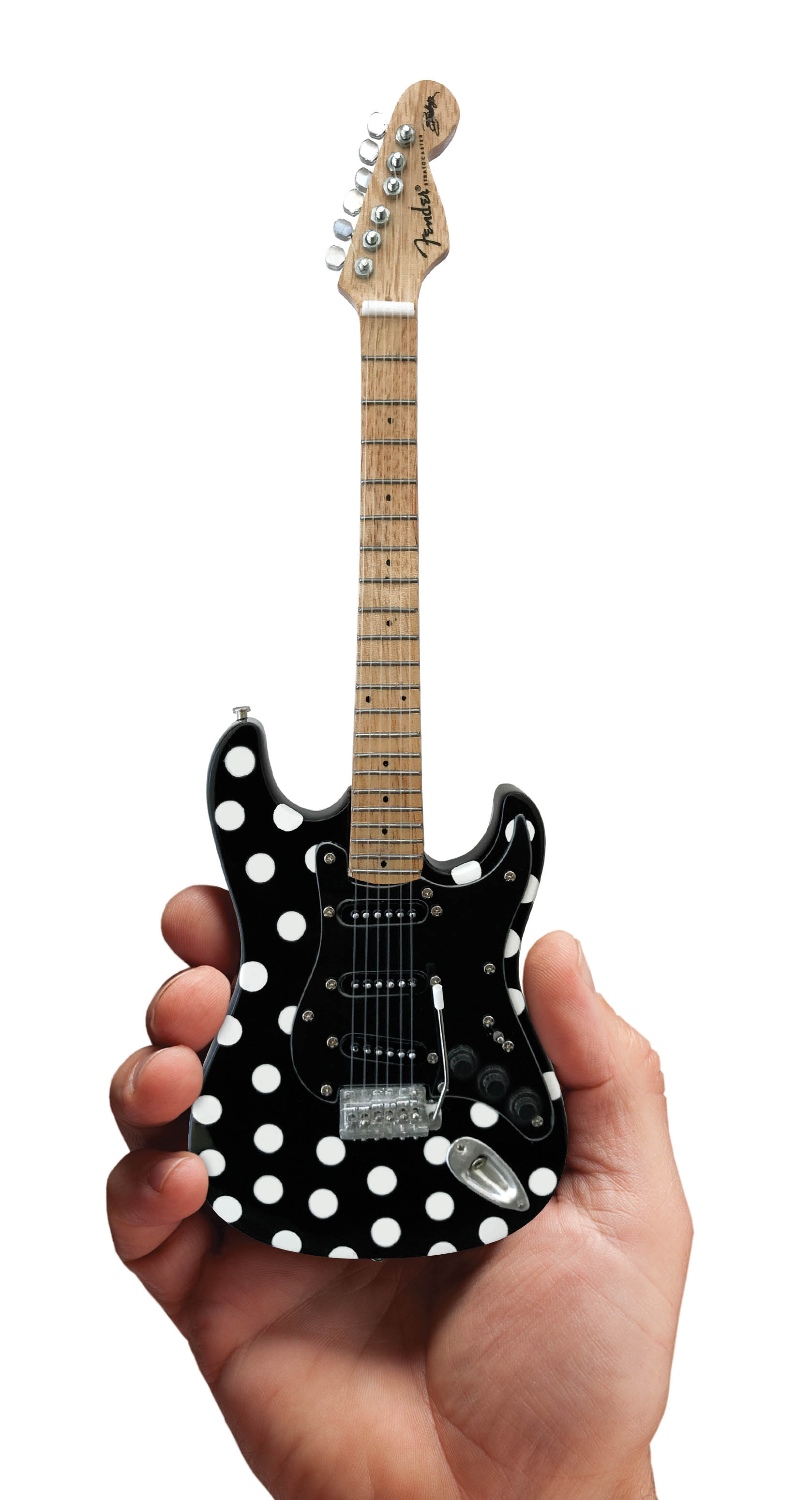 Fender Stratocaster - Black - Polka Dots