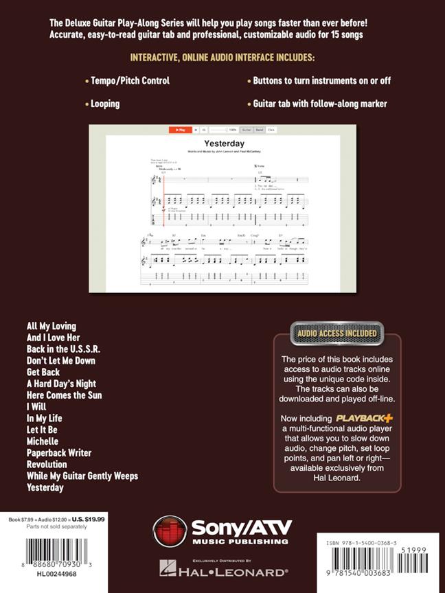 The Beatles: Guitar Play-Along Volume 4: The Beatles
