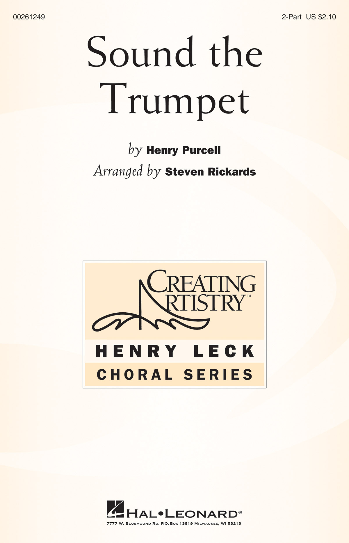 Henry Purcell: Sound the Trumpet (2-Part)