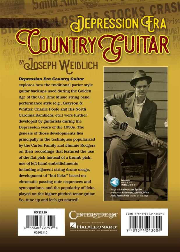 Joseph Weidlich: Depression Era Country Guitar