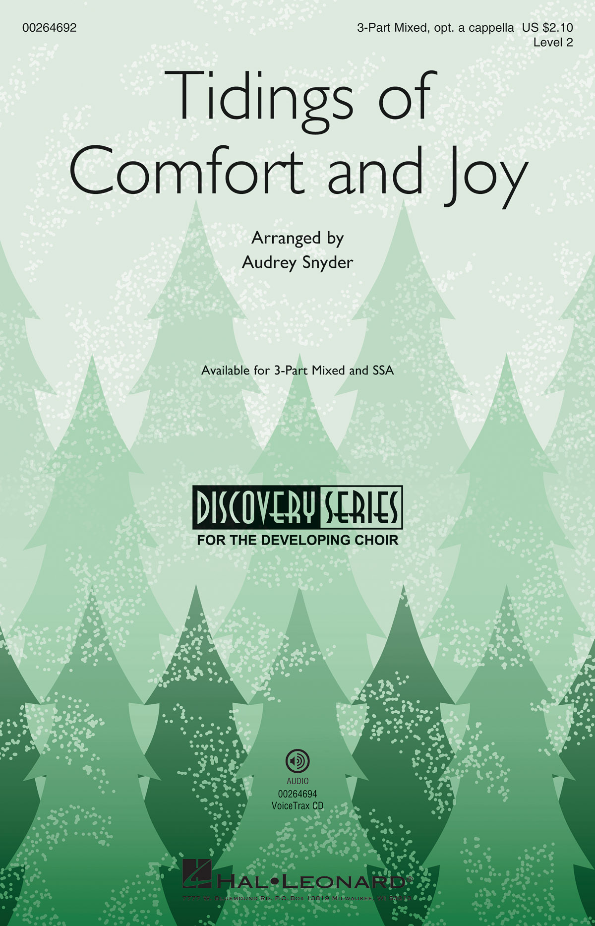 Audrey Snyder: Tidings of Comfort and Joy (3-Part)