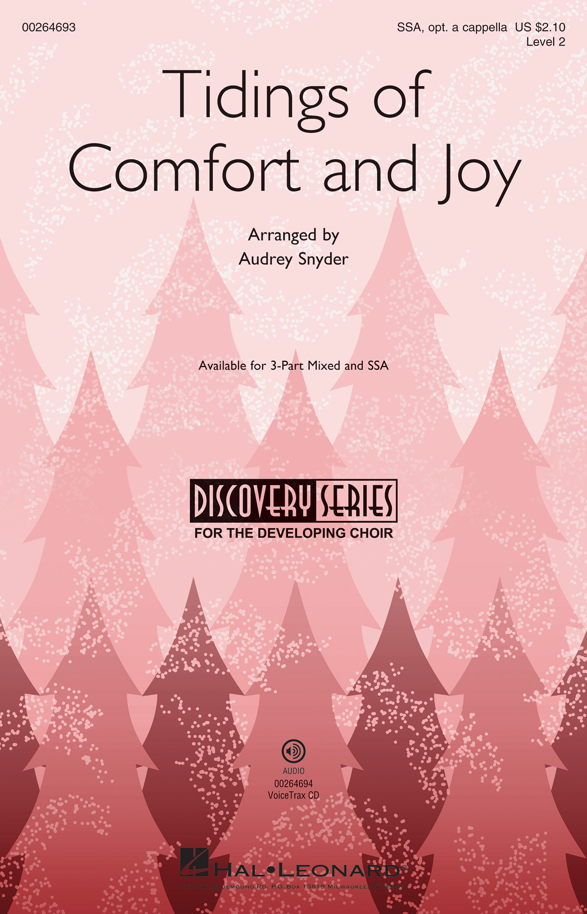 Audrey Snyder: Tidings of Comfort and Joy (SSA)