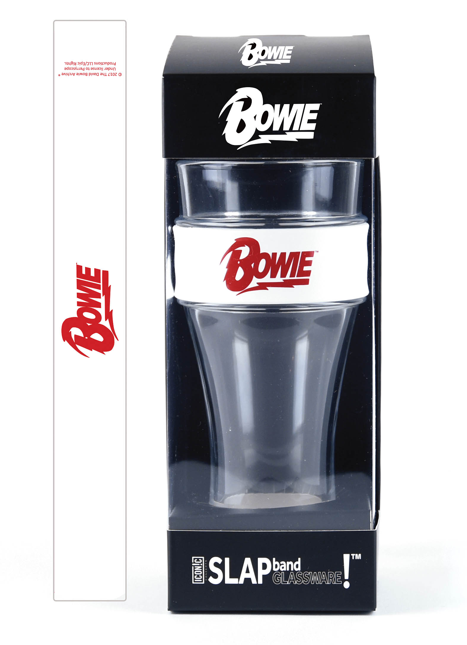 David Bowie Slap Band Single Pint Glassware