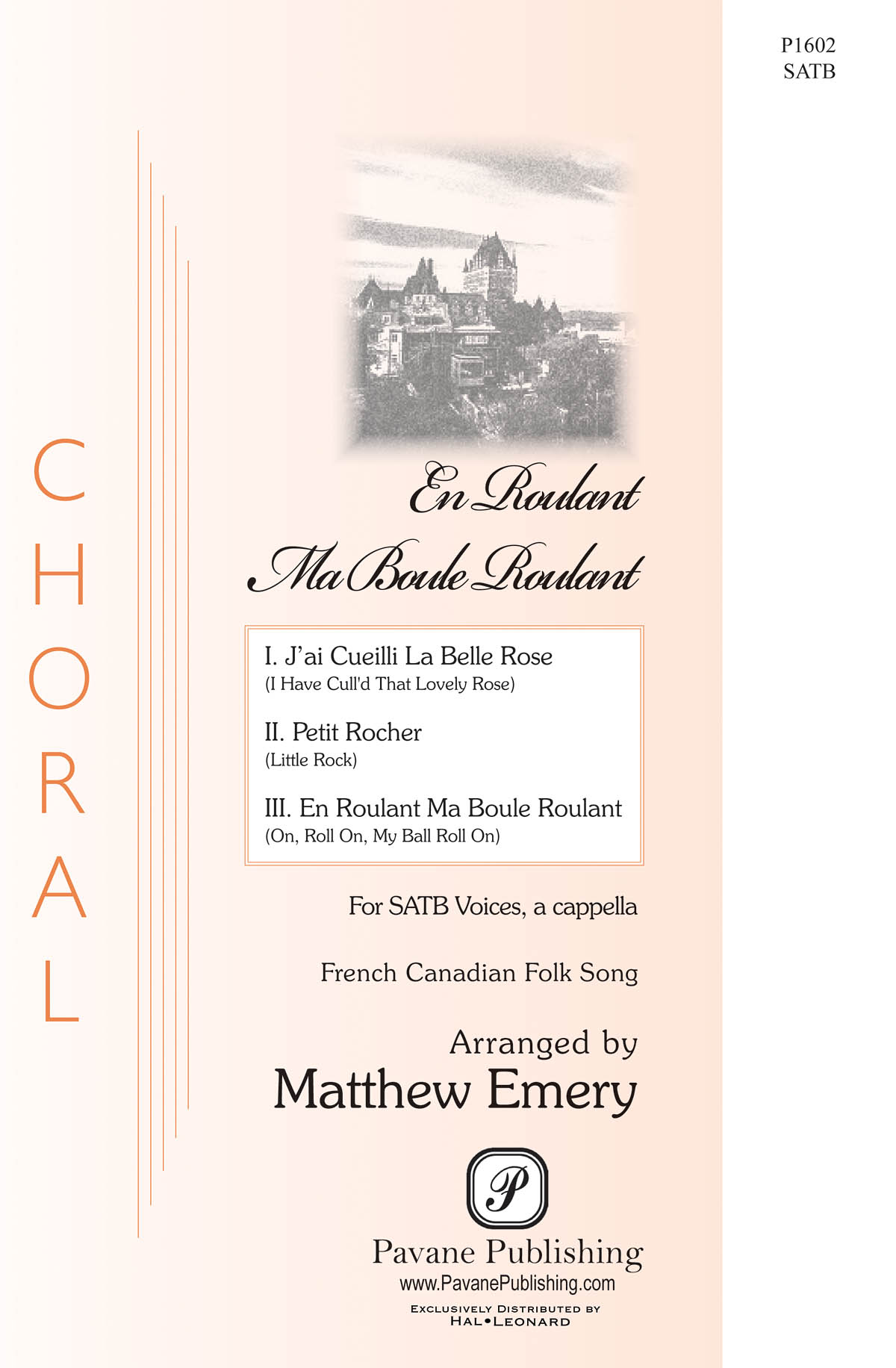 Metthew Emery: En Roulant Ma Boule Roulant (SATB)