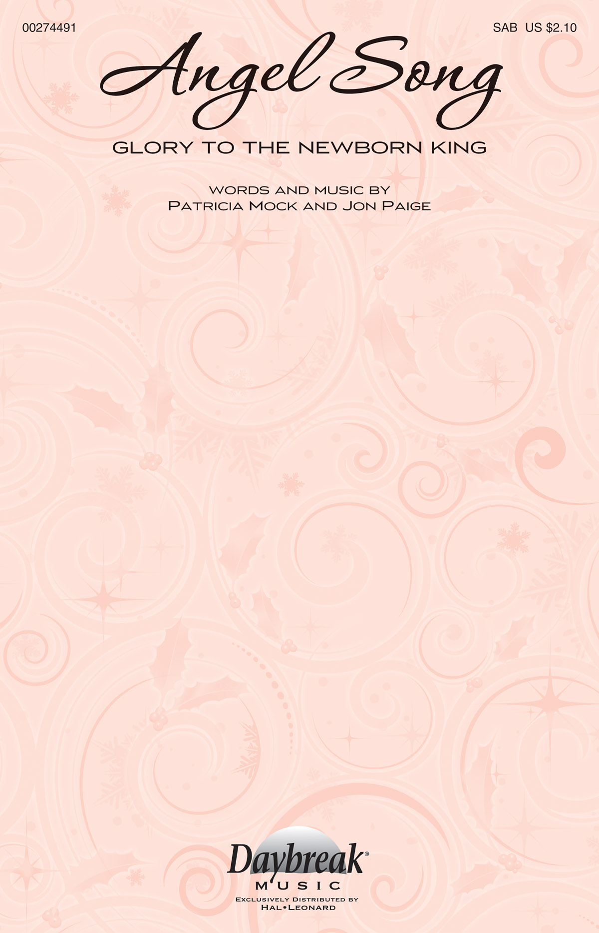 Patricia Mock: Angel Song (SAB)