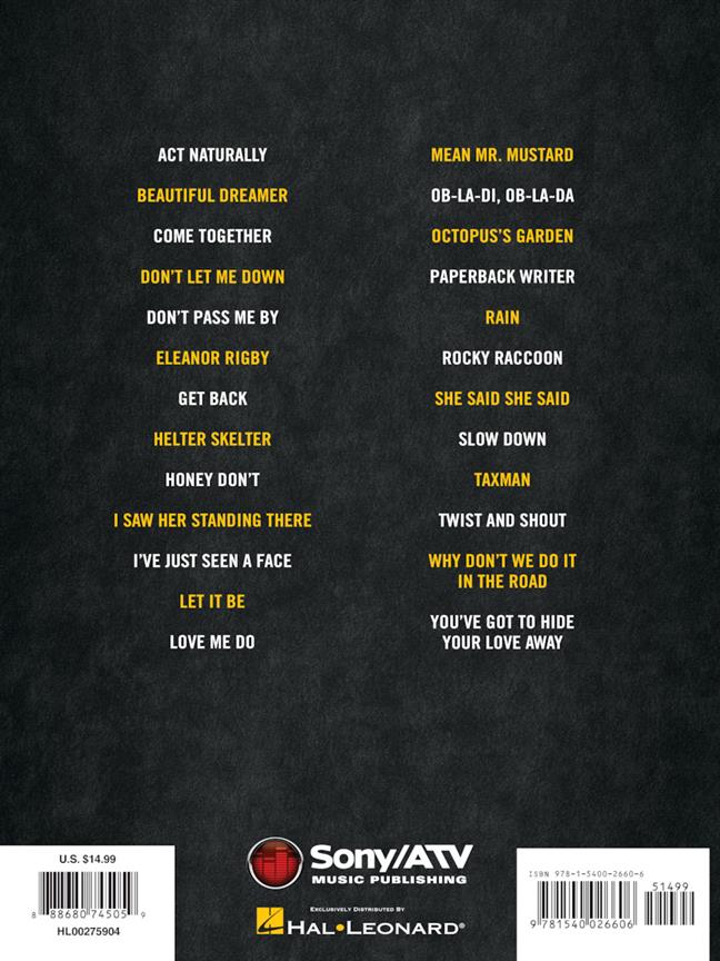 The Beatles - Songs with Just 3 or 4 Chords (Gitaar, Zang)