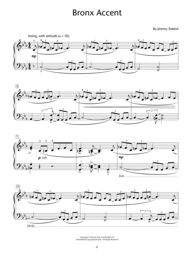 Jeremy Siskind: Big Apple Jazz (Piano/Keyboard)
