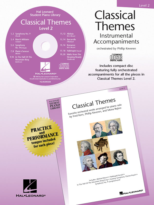 Hal Leonard Student Piano Library: Classical Themes Level 2 CD