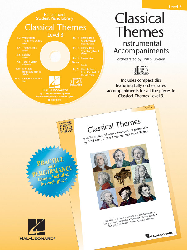 Hal Leonard Student Piano Library: Classical Themes Level 3 CD