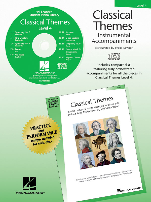 Hal Leonard Student Piano Library: Classical Themes Level 4 CD