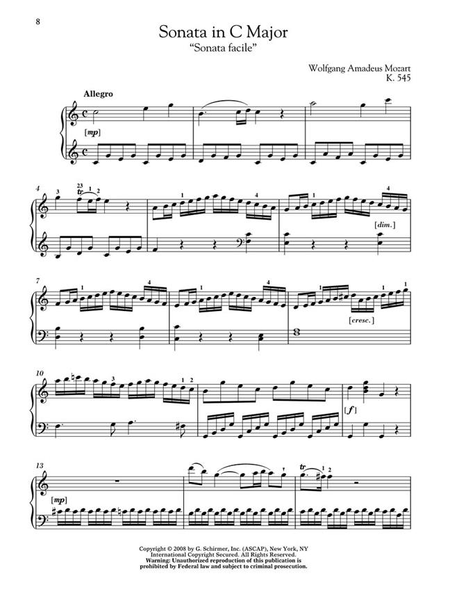Sonata in C Major, K. 545, Sonata Facile