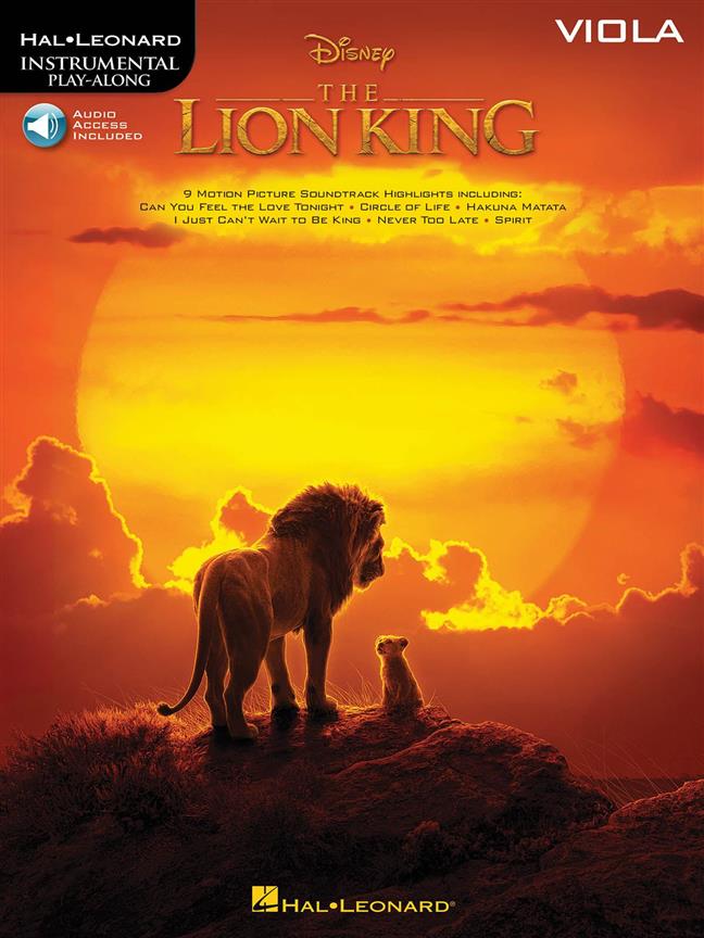 Instrumental Play-Along: The Lion King (Viola)