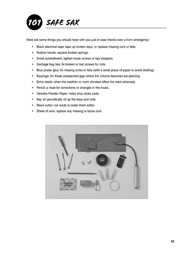 101 Saxophone Tips
