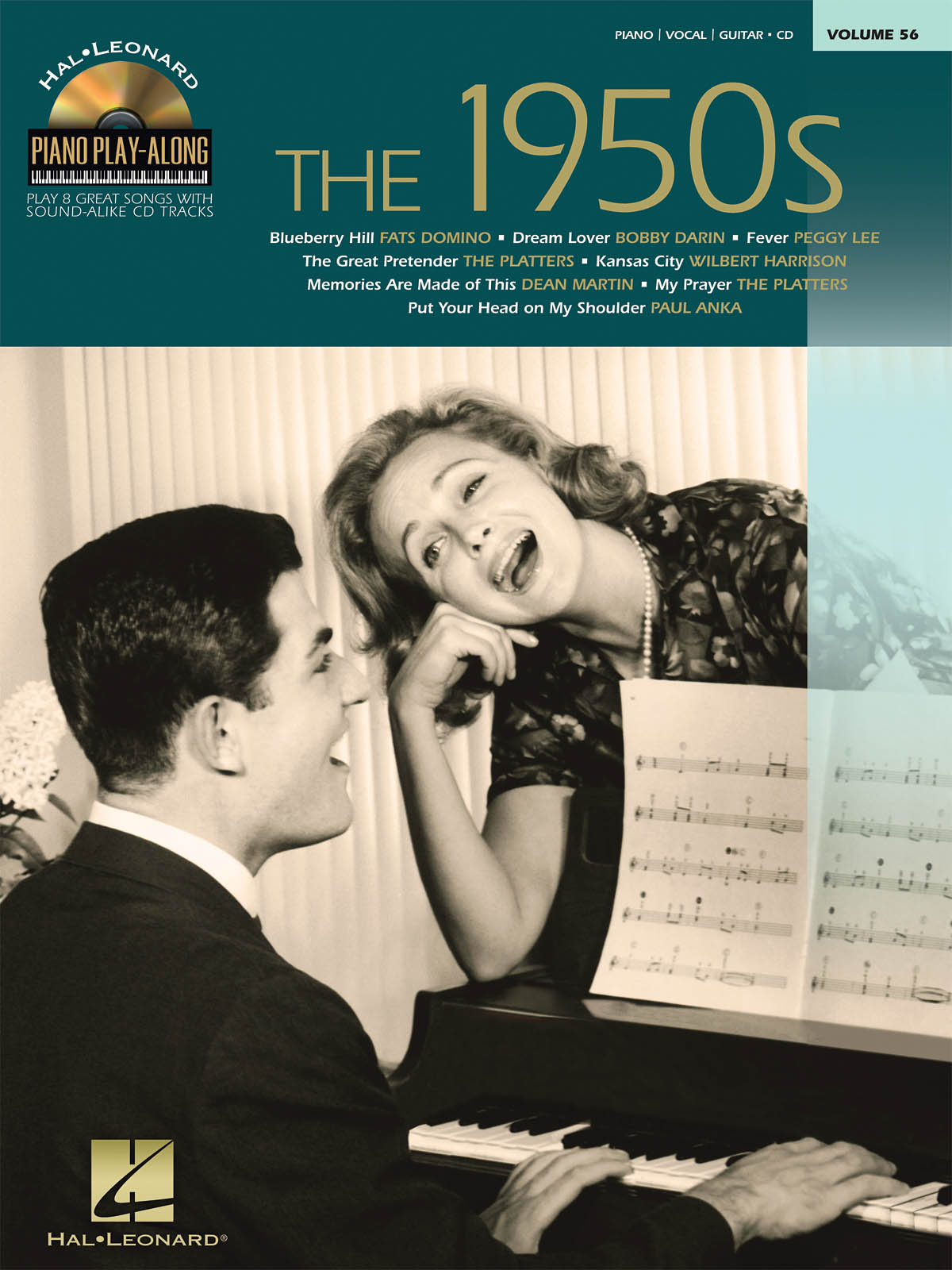 Piano Play-Along Volume 56: The 1950s