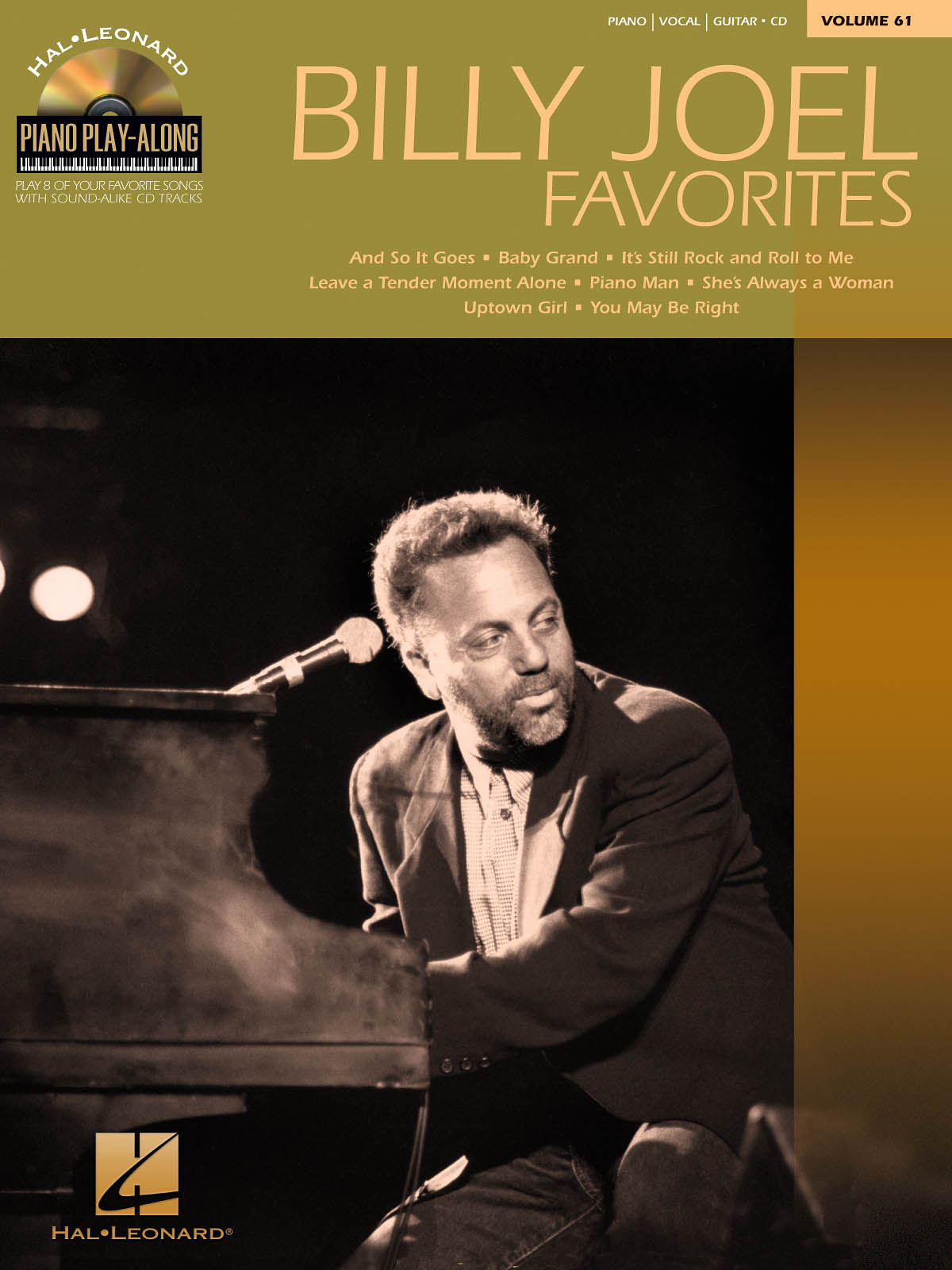 Piano Play-Along Volume 61: Billy Joel Favorites