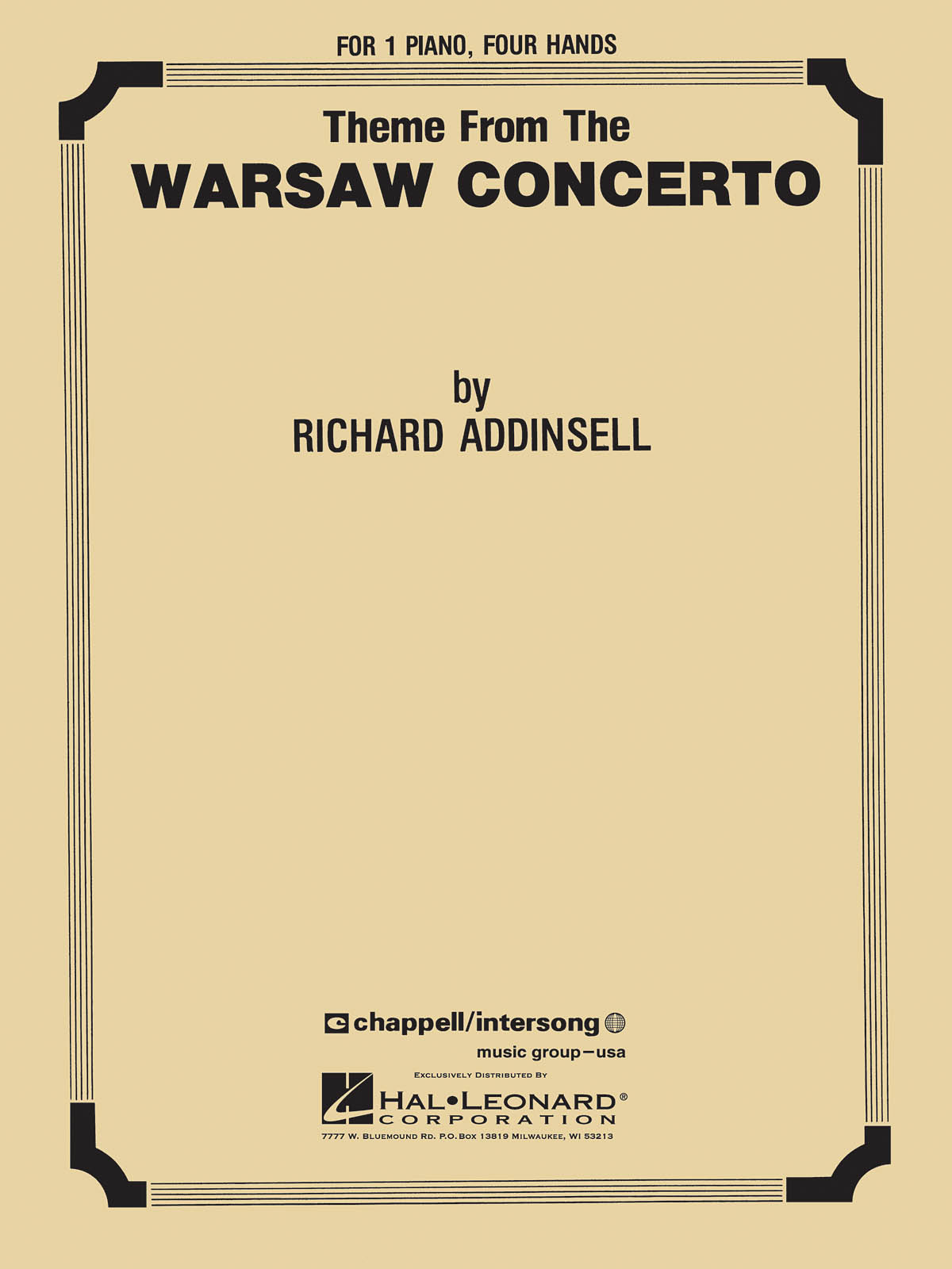 Warsaw Concerto (theme)(Piano Duet)