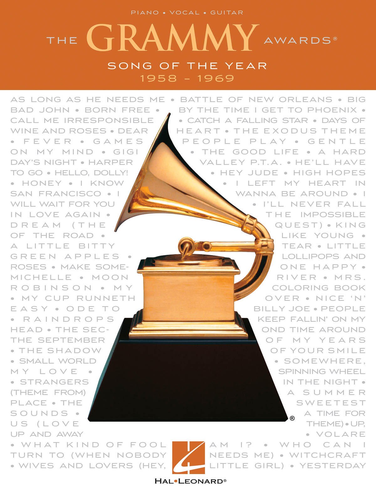 The Grammy Awards Song of the Year 1958 - 1969