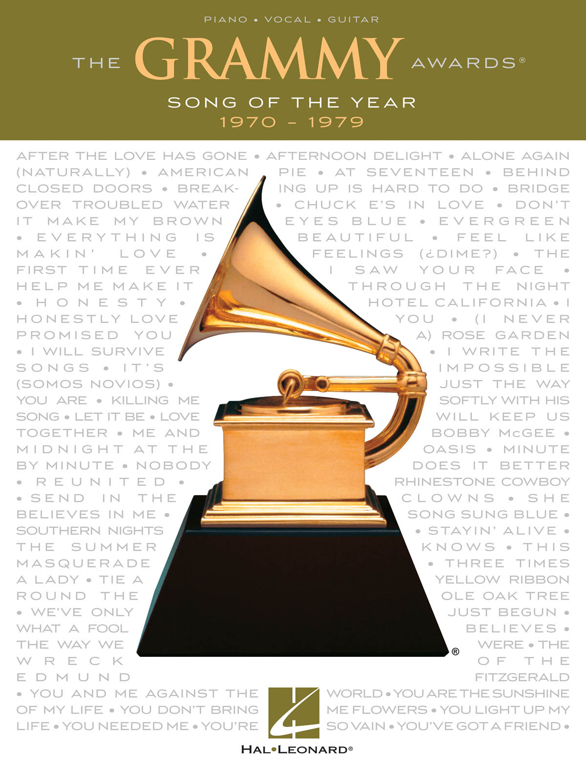 The Grammy Awards Song of the Year 1970 - 1979