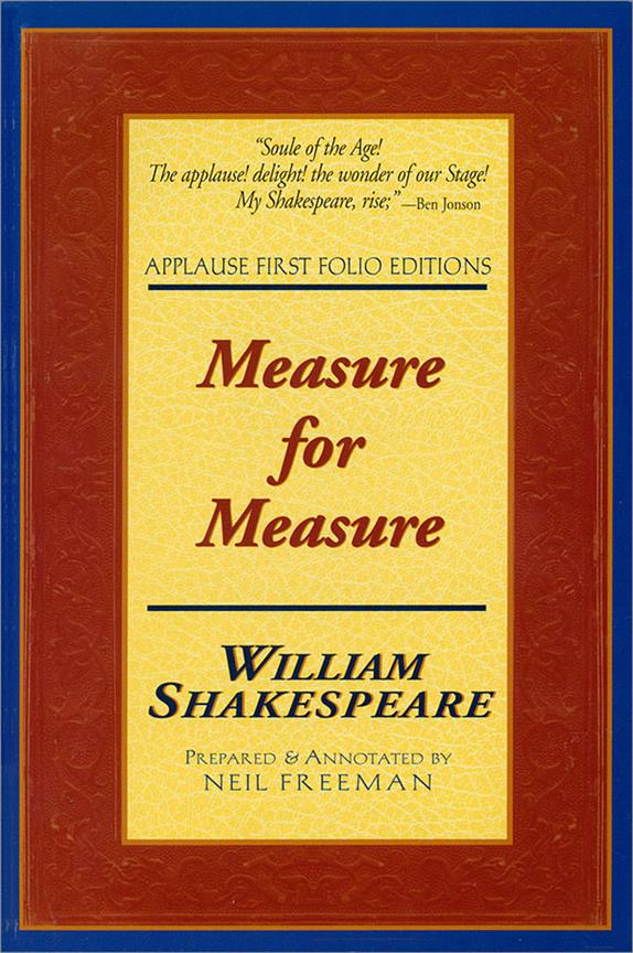 Measure fuer Measure(Applause First Folio Editions)