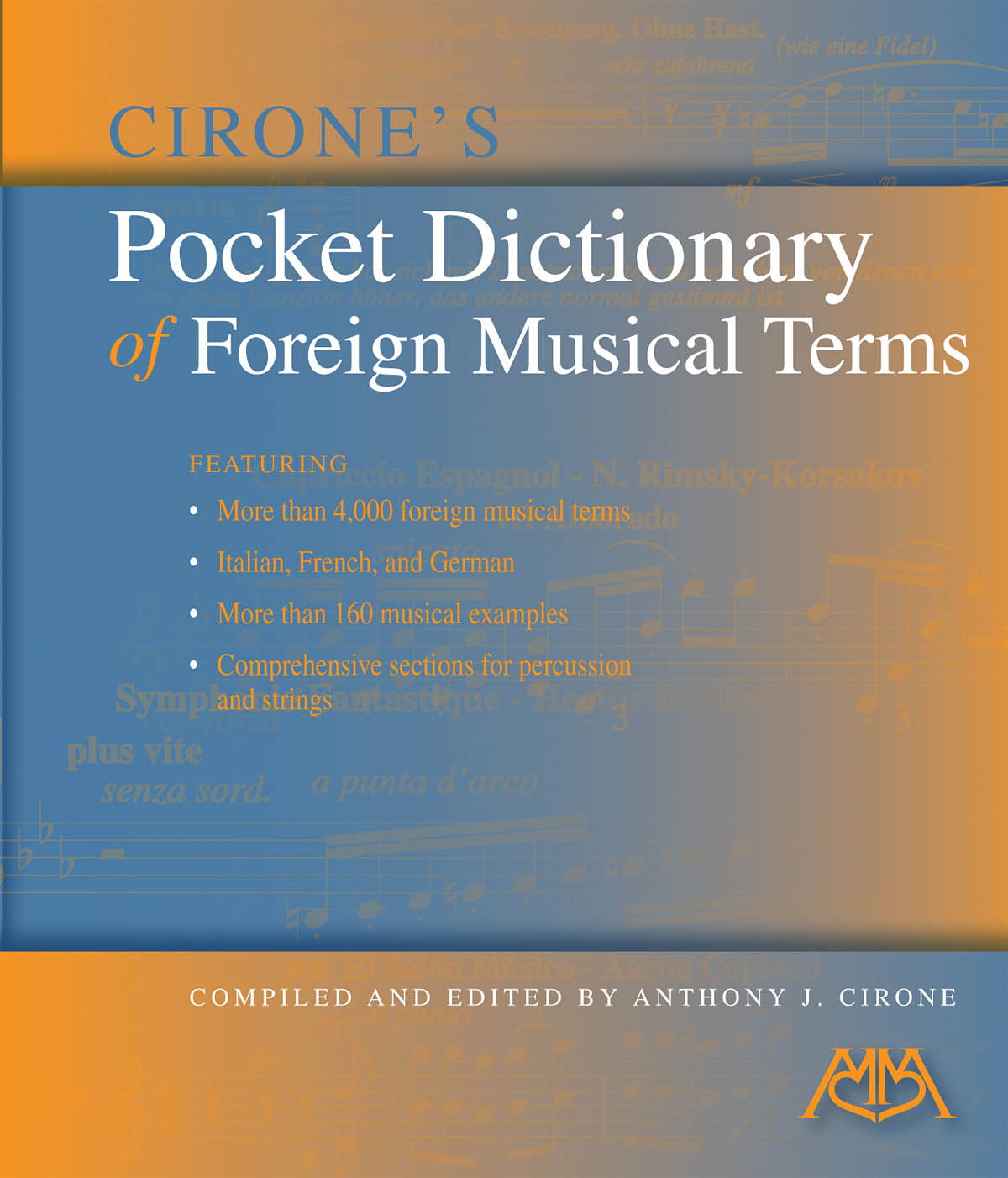 Cirone's Pocket Dictionary of Foreign Musical Term