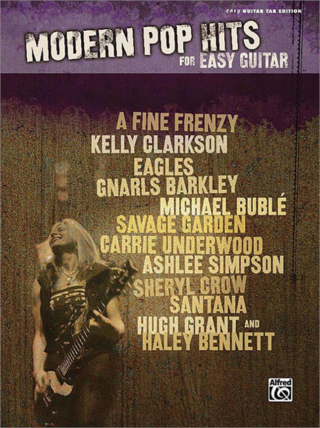 Modern Pop Hits For Easy Guitar