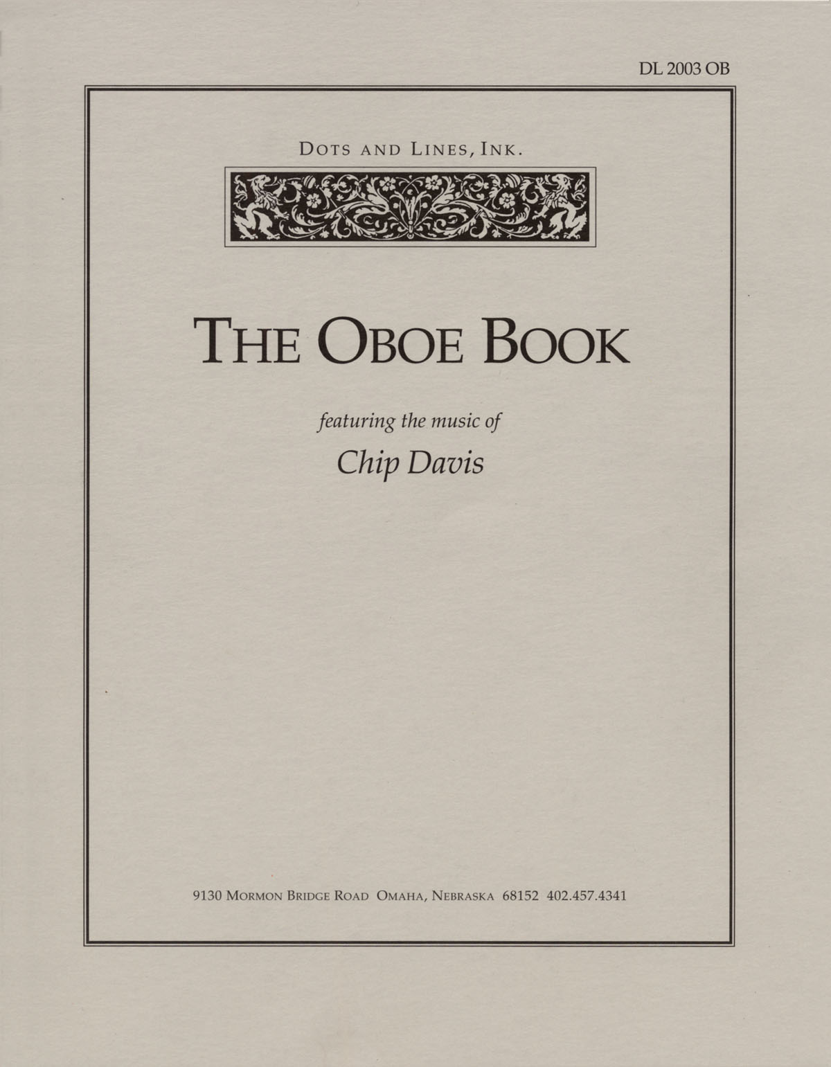 The Oboe Book(Featuring the Music of Chip Davis)