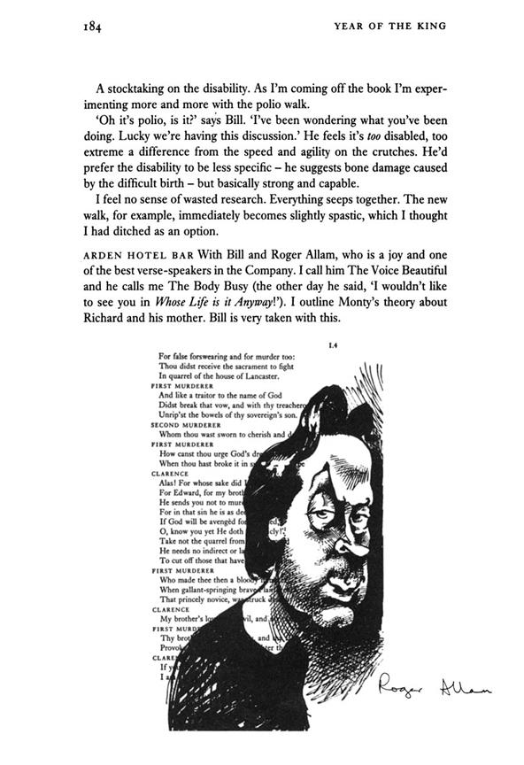 Year of the King(An Actor's Diary and Sketchbook)