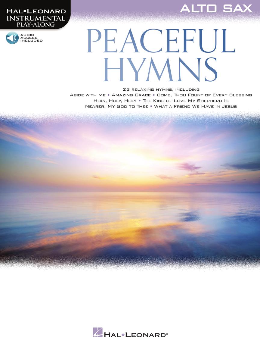 Instrumental Play-Along: Peaceful Hymns for Alto Sax