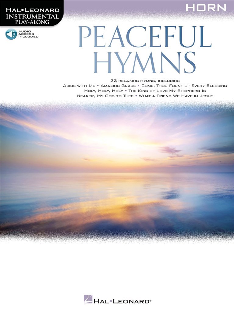 Instrumental Play-Along: Peaceful Hymns for Horn