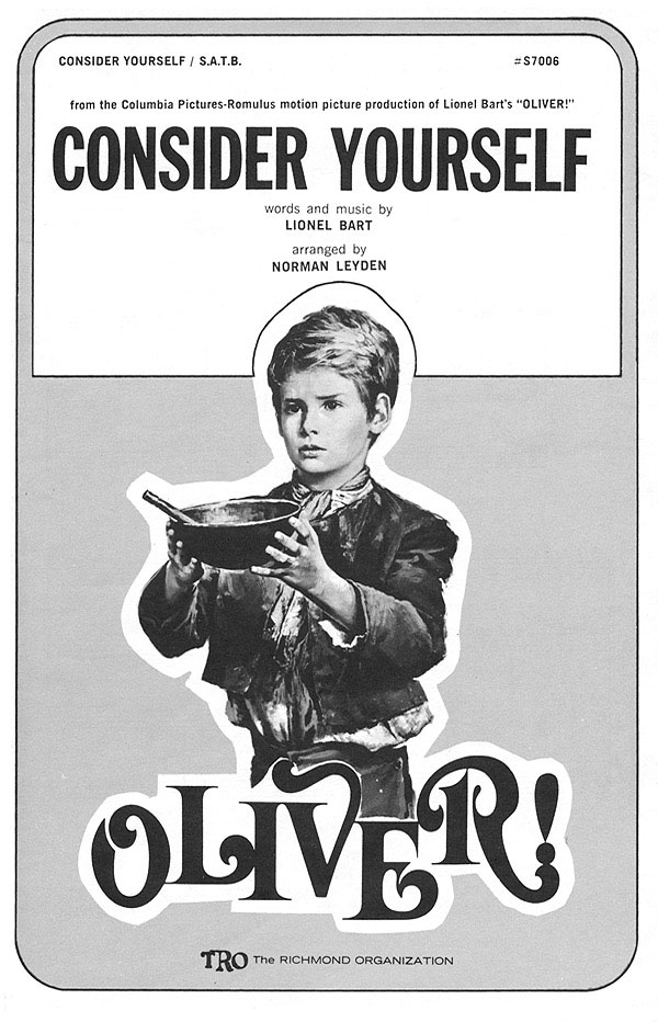 Consider Yourself (SATB)
