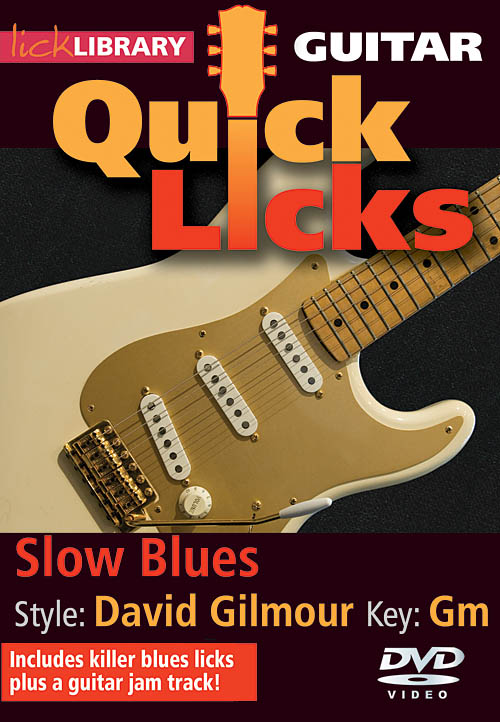 Slow Blues - Quick Licks(Style: David Gilmour- Key: Gm)