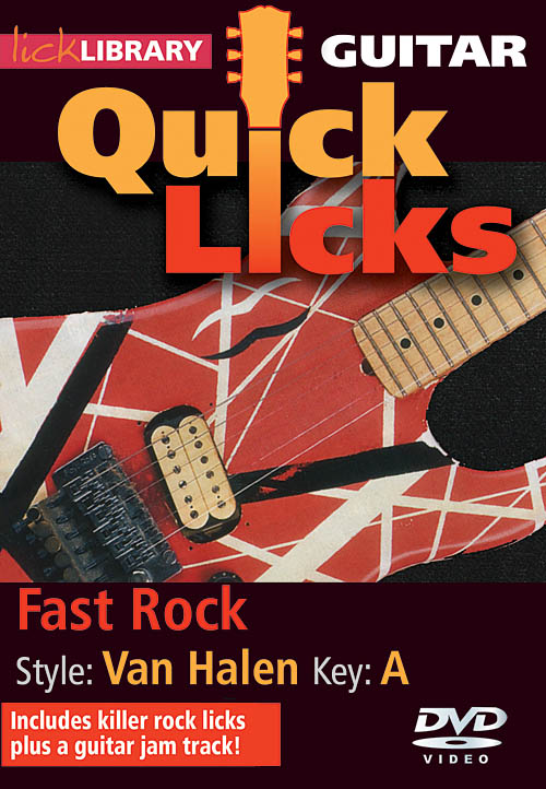 Fast Rock - Quick Licks(Style: Van Halen- Key: A)