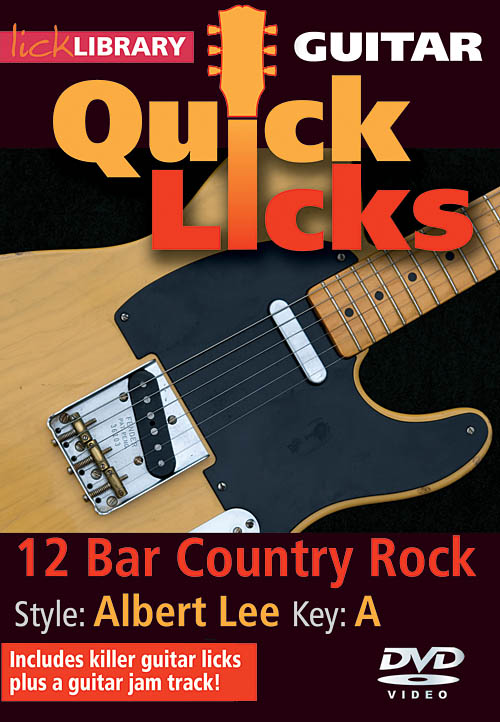 12-Bar Country Rock - Quick Licks(Style: Albert Lee- Key: A)