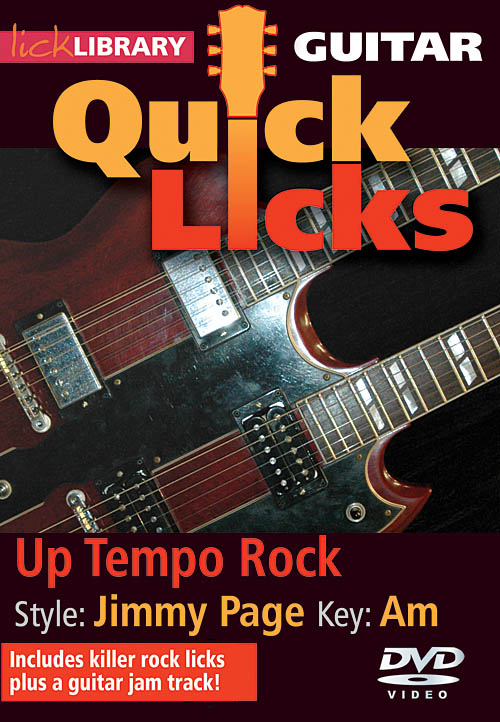 Up Tempo Rock - Quick Licks(Style: Jimmy Page- Key: Am)
