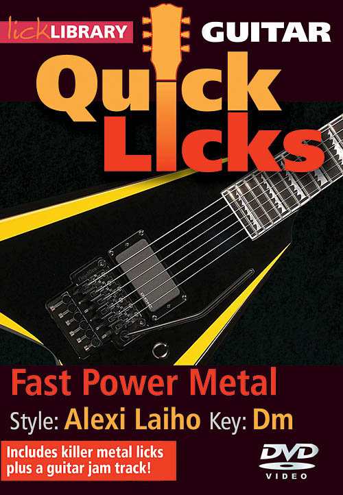 Fast Power Metal - Quick Licks(Style: Alexi Laiho- Key: Dm)