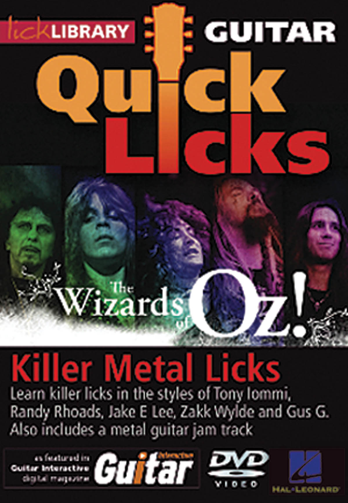 Killer Metal Licks(Style: Tony Iommi, Randy Rhoads, Jake E. Lee, Zakk Wylde, Gus G.)