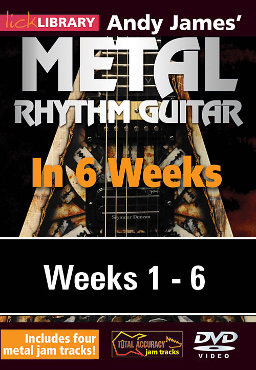 Andy James' Metal Rhythm Guitar in 6 Weeks(Complete Set (6 DVDs))