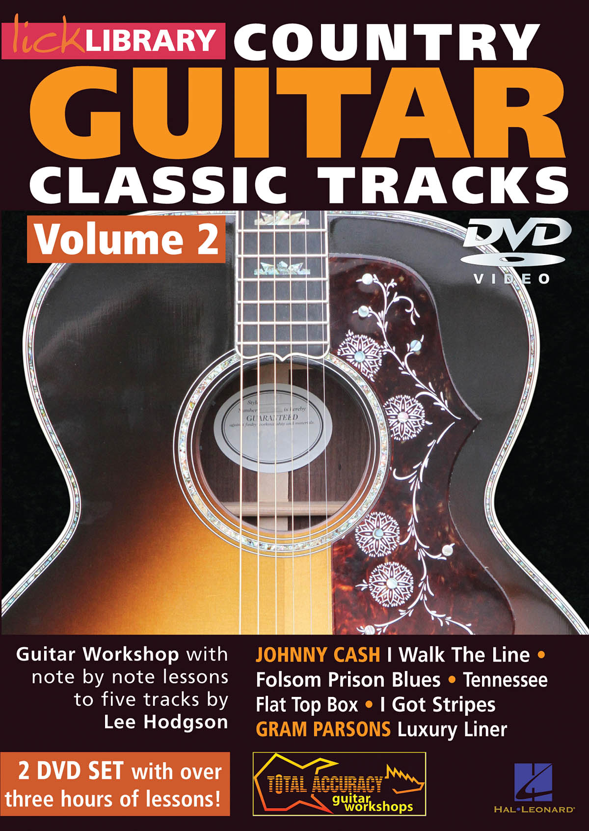Learn Country Guitar Classic Tracks - Volume 2(2-DVD Set)